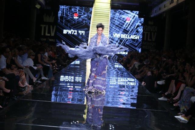 תצוגת ערב גאלה GINDI TLV FASHION WEEK by TLV Fashion Mall יעל רייך לויוי...